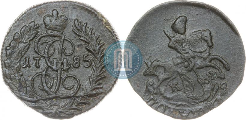Фото Полушка 1785 года КМ 