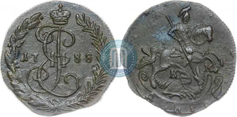 Фото Денга 1788 года КМ 