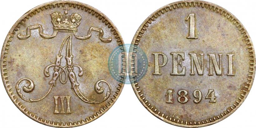 Фото 1 пенни 1894 года  