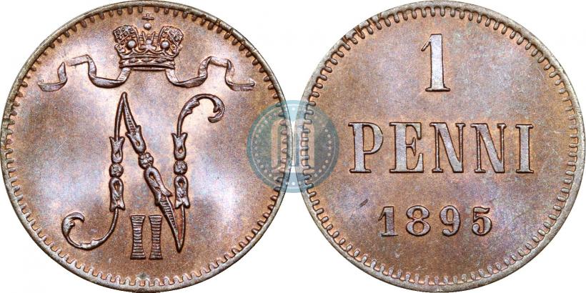 Фото 1 пенни 1895 года  