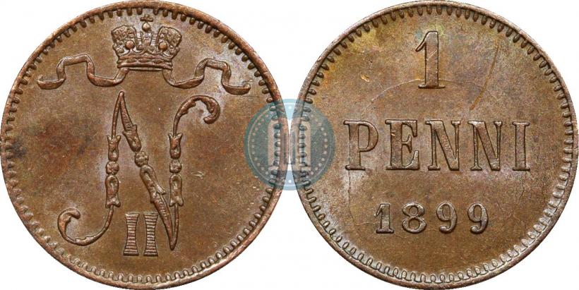 Фото 1 пенни 1899 года  