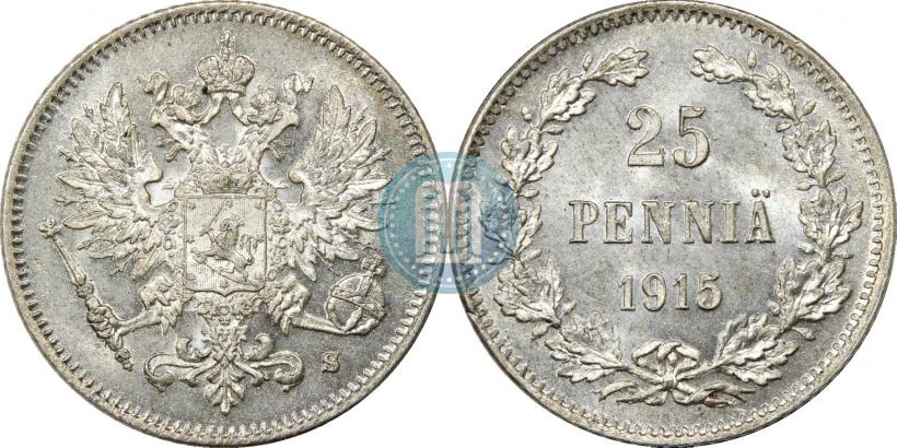 Фото 25 пенни 1915 года S 