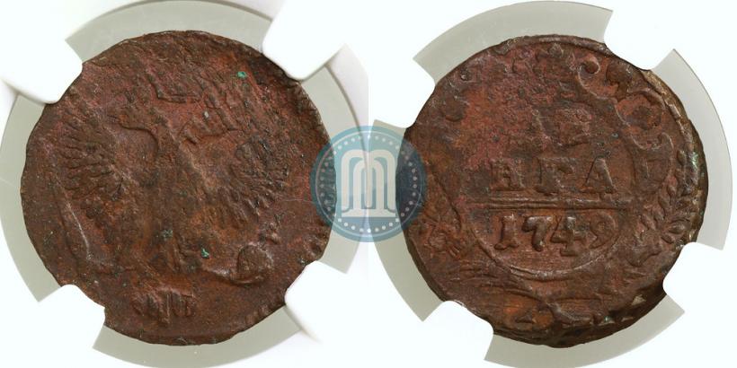 Фото Денга 1749 года  