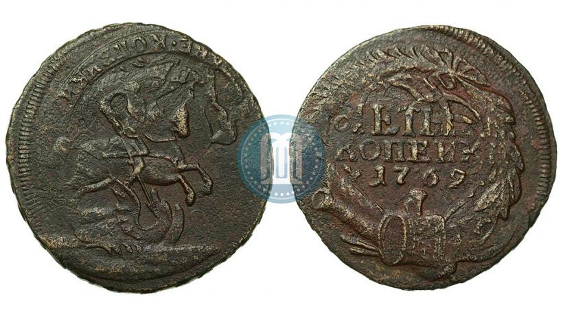 Фото 4 копейки 1762 года  