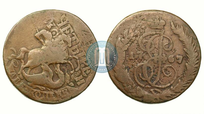 Фото 2 копейки 1767 года СПМ 