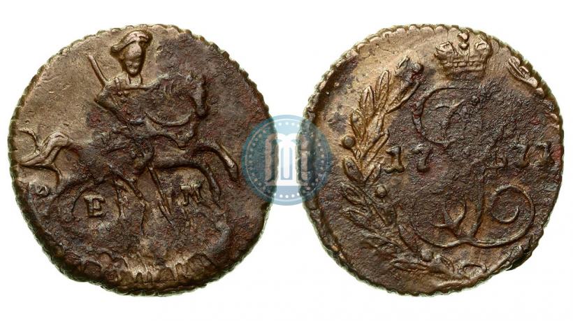 Фото Полушка 1771 года ЕМ 