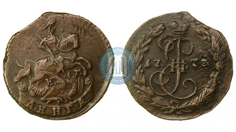 Фото Денга 1773 года ЕМ 
