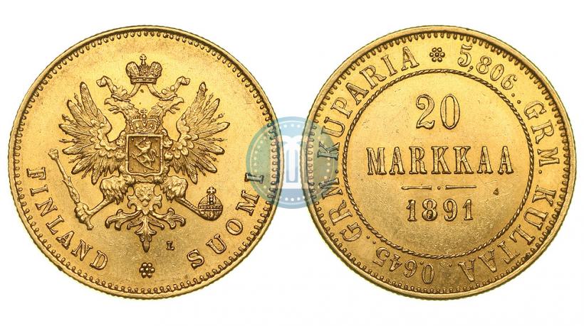 Фото 20 марок 1891 года L 