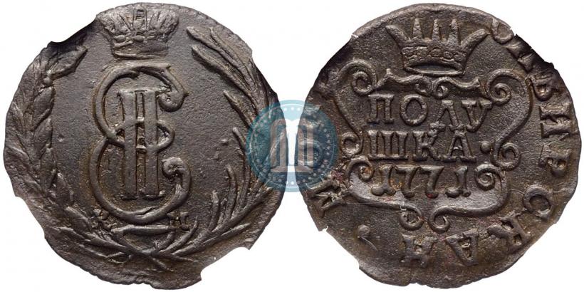Фото Полушка 1771 года КМ 