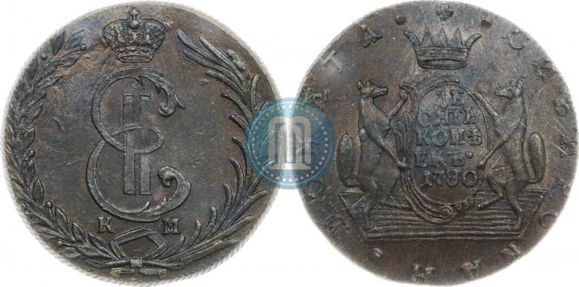 Picture 10 kopecks 1780 year КМ 