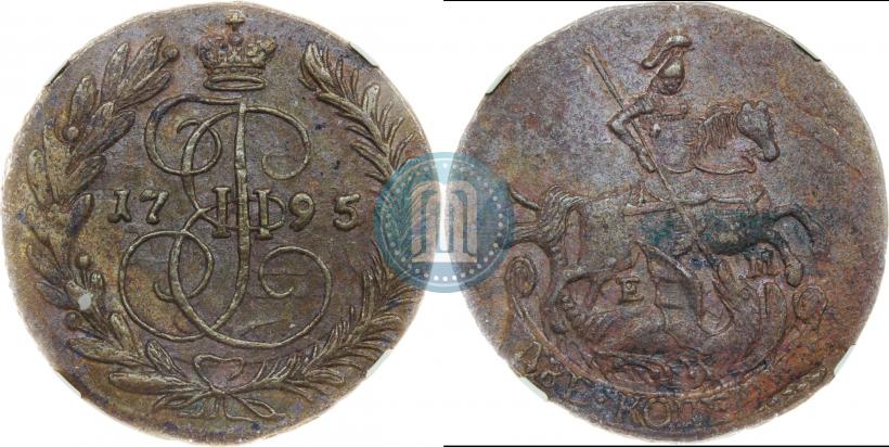 Picture 2 kopecks 1795 year ЕМ 