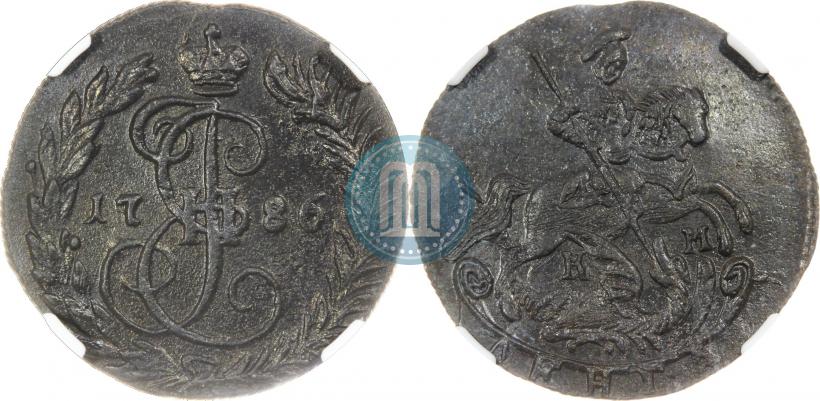 Фото Денга 1786 года КМ 