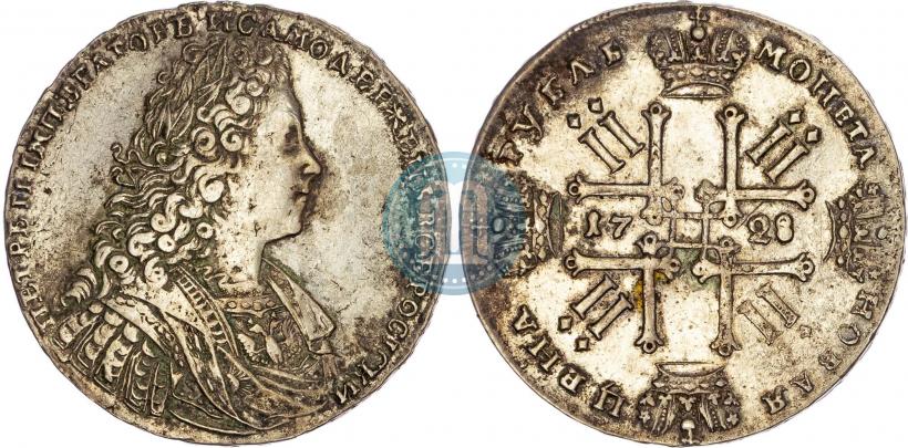 Фото 1 рубль 1728 года  "Тип 1728"