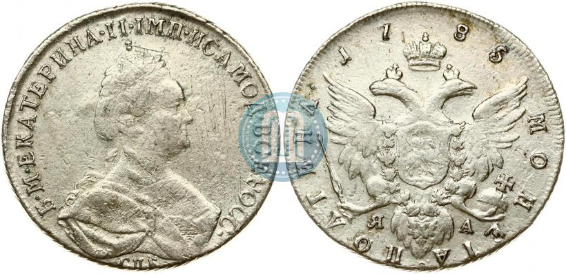 Фото Полтина 1785 года СПБ-ЯА 