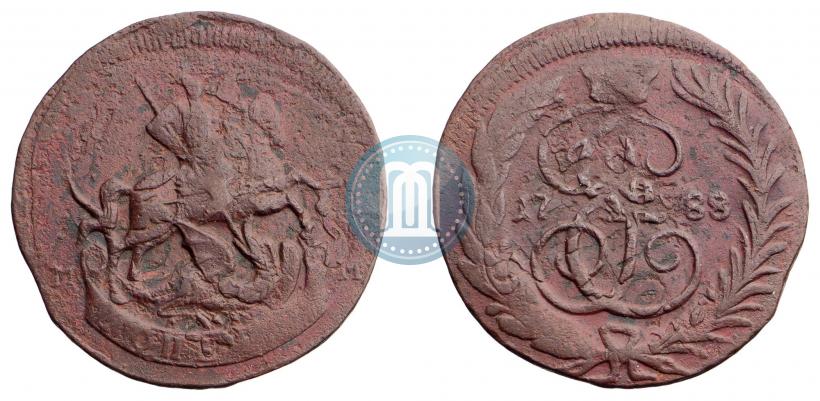 Фото 1 копейка 1788 года ММ 