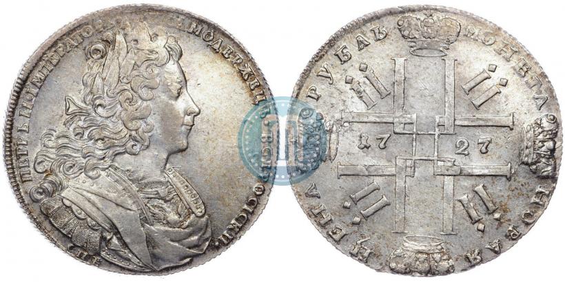 Picture 1 rouble 1727 year СПБ "Petersburg type"