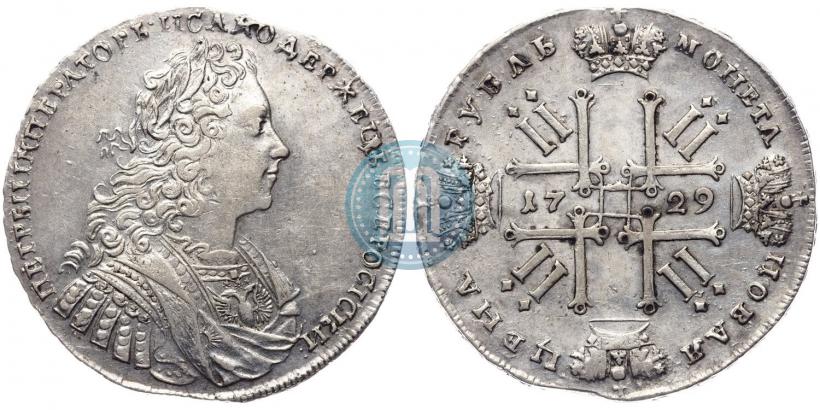 Picture 1 rouble 1729 year  "Type of 1728"