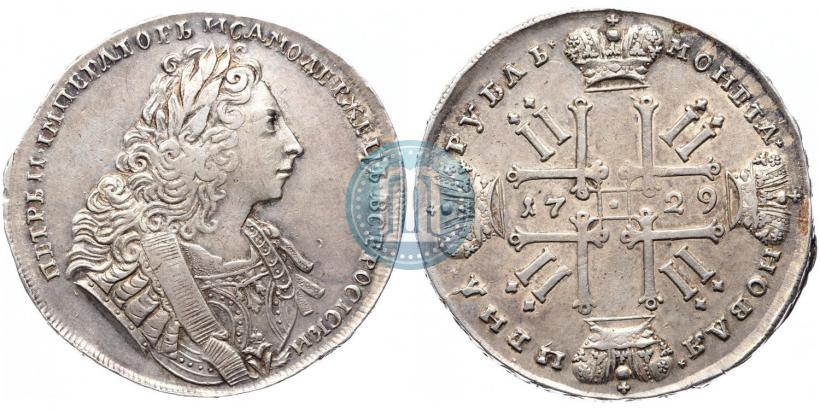 Picture 1 rouble 1729 year  "Type of 1729"