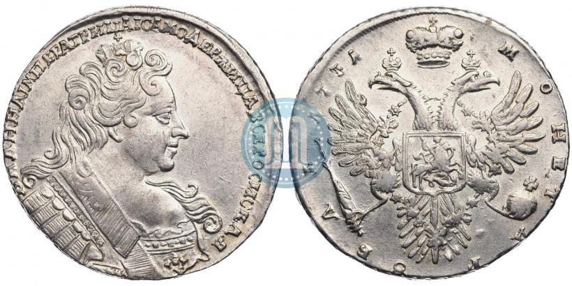 Picture 1 rouble 1731 year  