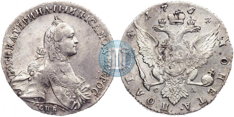 Picture Poltina 1764 year СПБ-СА 