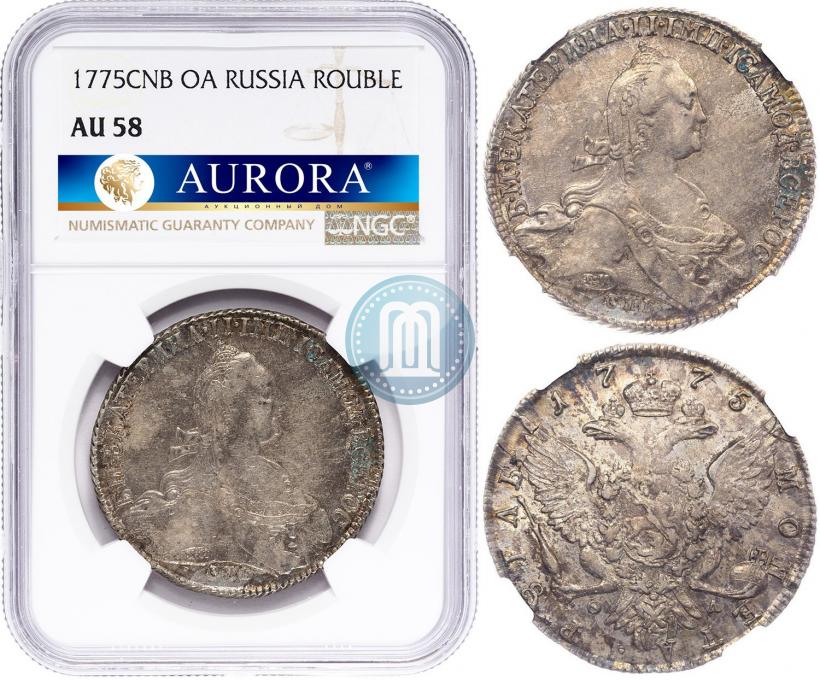 Picture 1 rouble 1775 year СПБ-ФЛ 