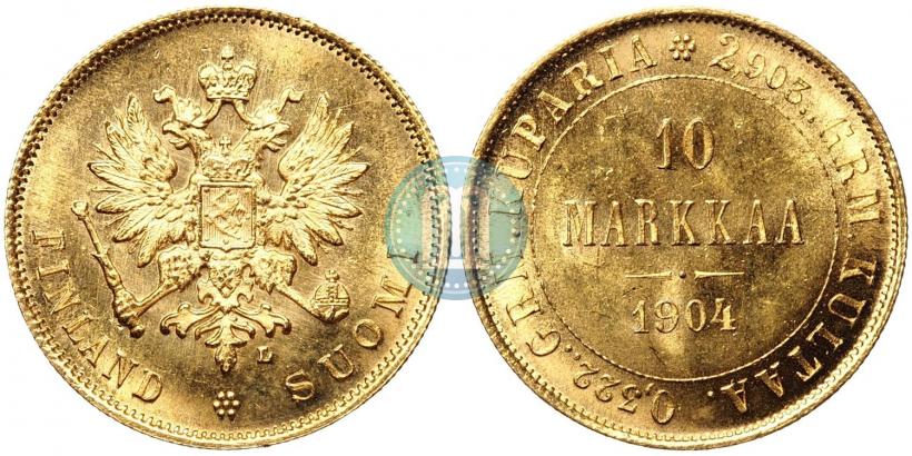 Picture 10 markkaa 1904 year L 