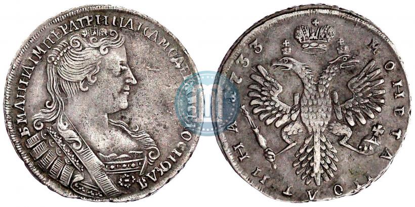 Picture Poltina 1733 year  