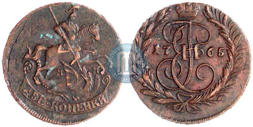 Picture 2 kopecks 1765 year ММ 