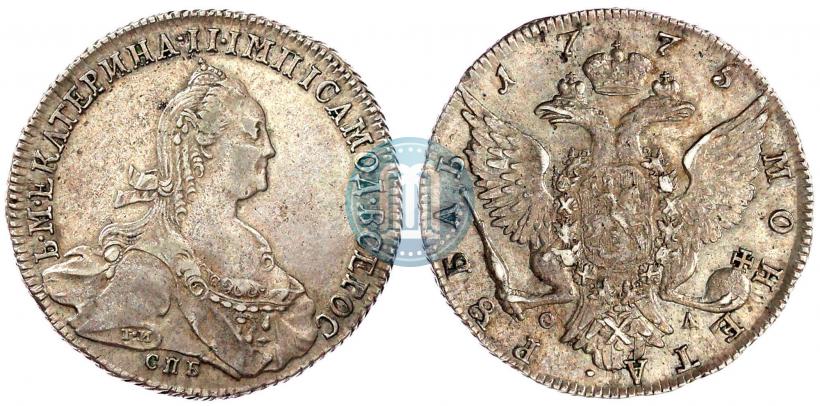 Picture 1 rouble 1775 year СПБ-ФЛ 