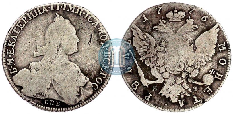 Picture 1 rouble 1776 year СПБ-ЯЧ 
