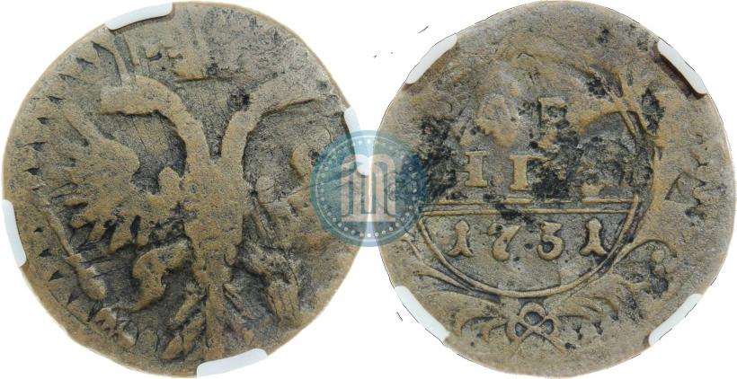Фото Денга 1731 года  