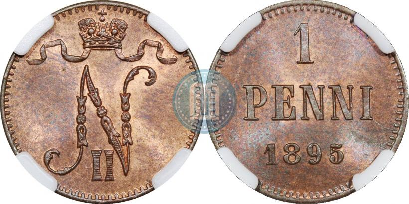 Фото 1 пенни 1895 года  