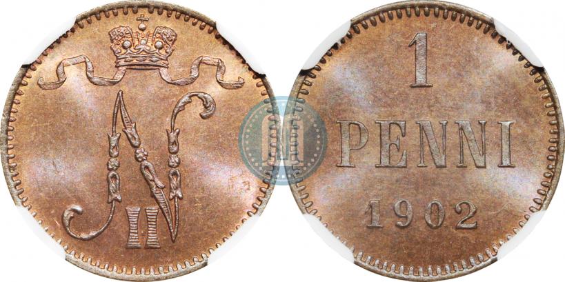 Picture 1 penni 1902 year  