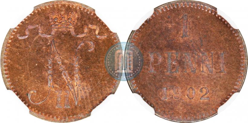 Picture 1 penni 1902 year  