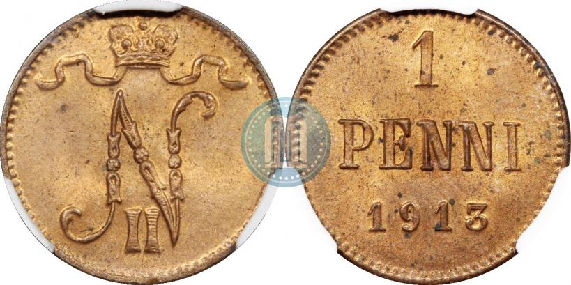 Picture 1 penni 1913 year  