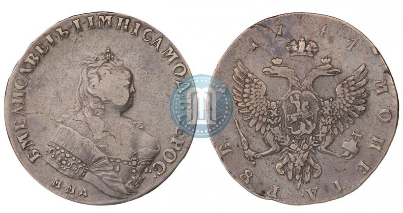Picture 1 rouble 1744 year ММД 