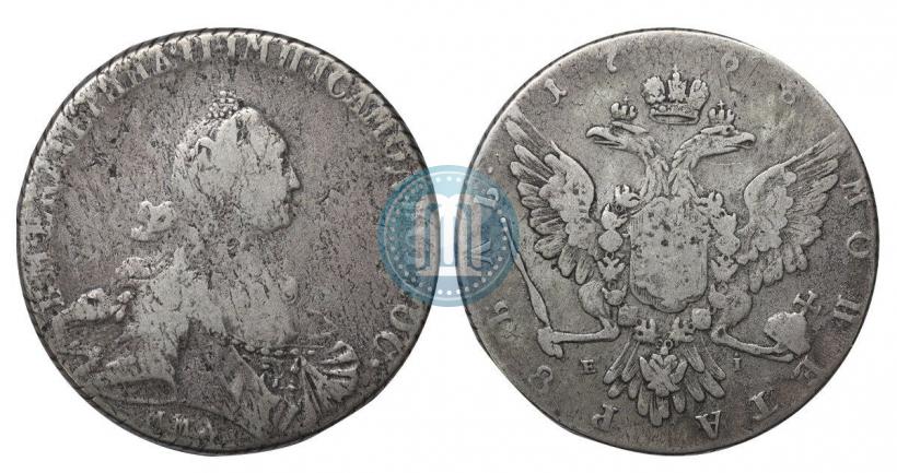 Picture 1 rouble 1768 year ММД-EI 