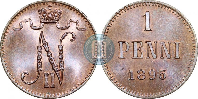 Фото 1 пенни 1895 года  