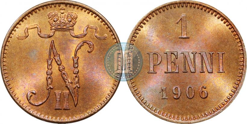 Picture 1 penni 1906 year  