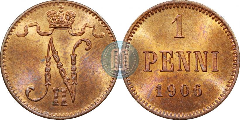 Picture 1 penni 1906 year  