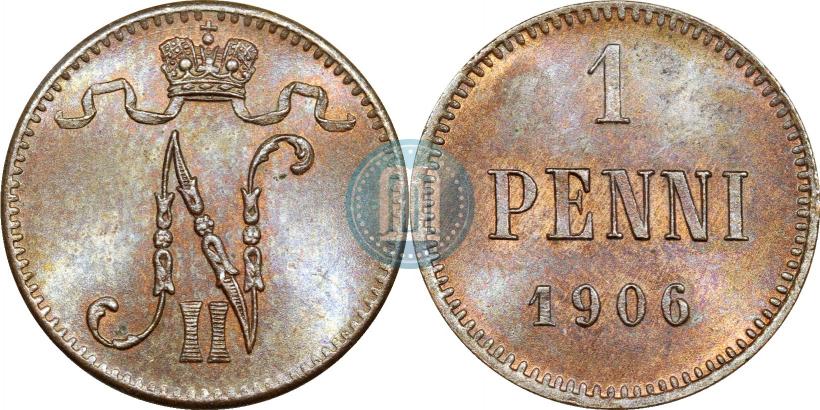 Picture 1 penni 1906 year  