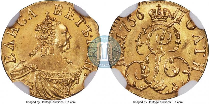 Picture Poltina 1756 year  