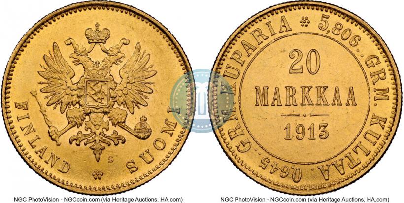 Picture 20 markkaa 1913 year S 