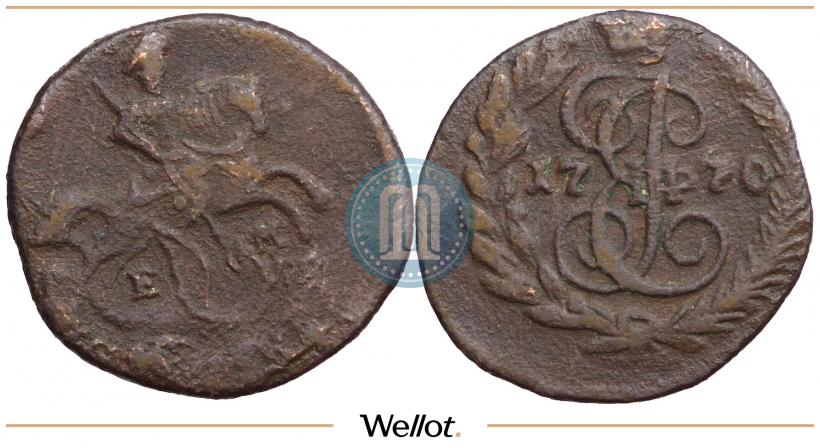 Фото Полушка 1770 года ЕМ 