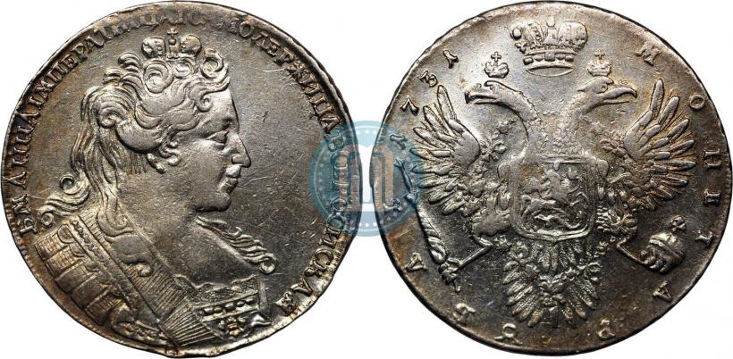 Picture 1 rouble 1731 year  