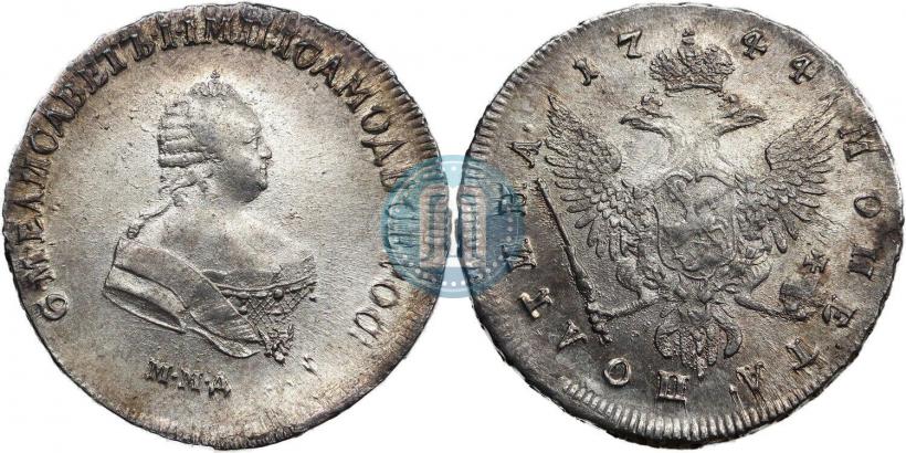 Picture Poltina 1744 year ММД 