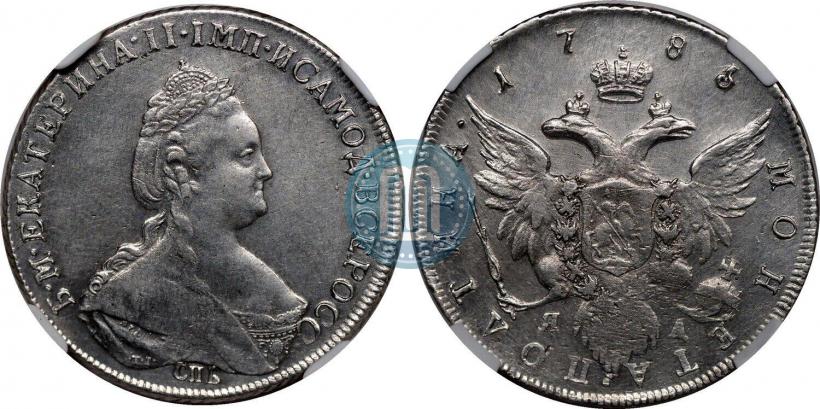 Picture Poltina 1785 year СПБ-ЯА 