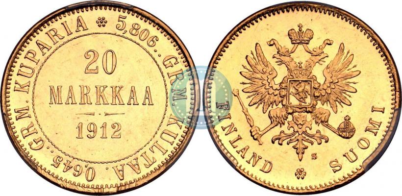 Picture 20 markkaa 1912 year S 