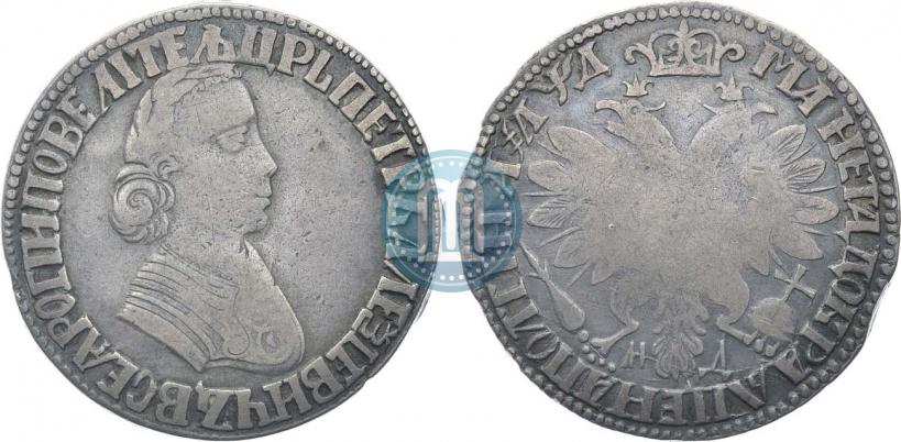 Фото Полтина 1704 года МД "Портрет работы Ф. Алексеева"