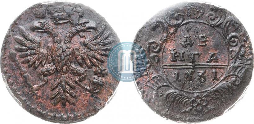 Фото Денга 1731 года  